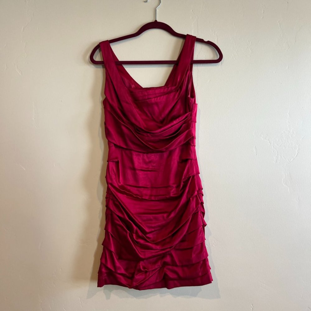 Red Cocktail Mini Dress